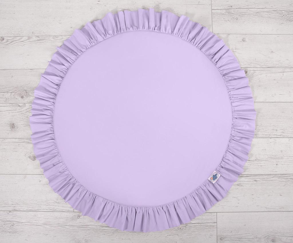 Play mat with ruffles - purple
