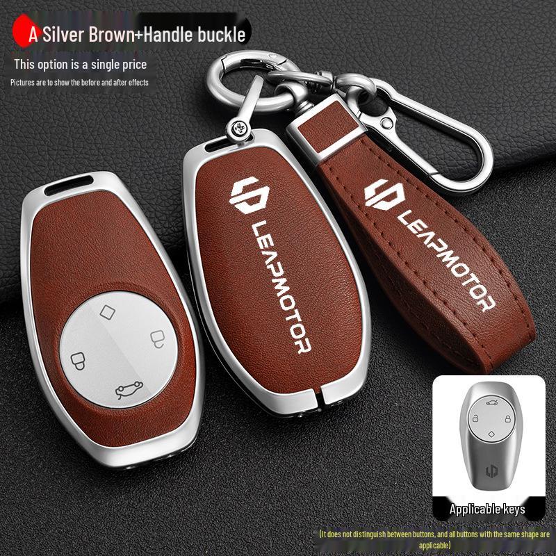 Leapmotor T03/S01/C01 Key Case: 2021 High-End Metal Protective Shell