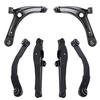 14pc Front End Control Arms Kit for 20072012 Dodge Caliber 20072015 Patriot Compass with Sway Bars Tie Rods Front and Rear Cont