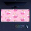 Peppa Mouse Pad, Large Gaming Desk Mat, Non-slip XXL Mousepad for Laptop & Tablet, Mini PC Playmat with Stitched Edges