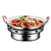 Aibofei Portable Stainless Steel Alcohol Stove & Hot Pot Cookware