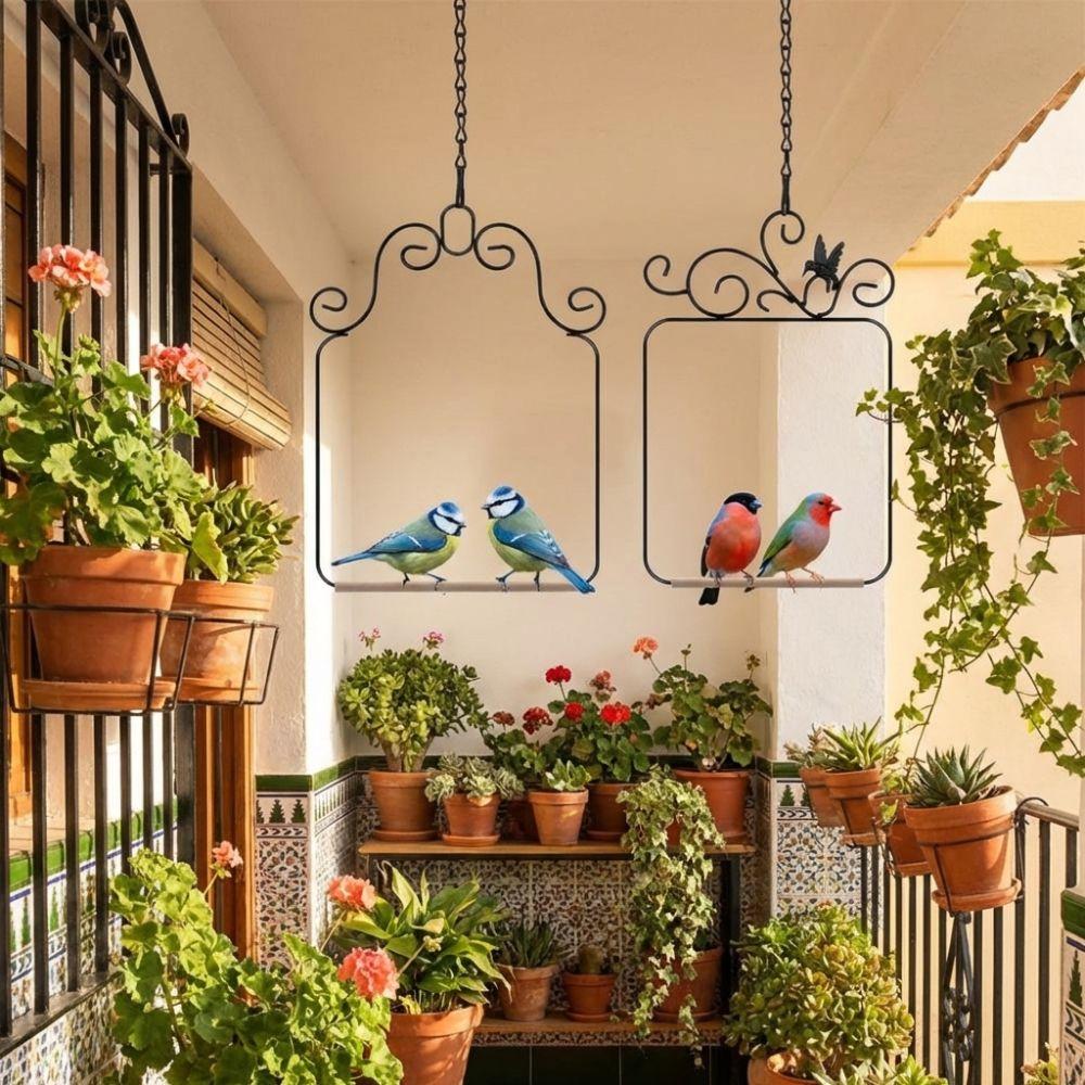 Grinding Claws Bird Perch Stand Wooden Dowel Bird Swing Cage Toys Bird Stand Rod Toys  Outdoor