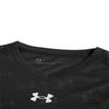 Under Armour Быстросохнущие свободные тренировочные трикотажные шорты с коротким рукавом, повседневный спортивный комплект, комплекты унисекс, черный цвет 21500531-001+21500204-001