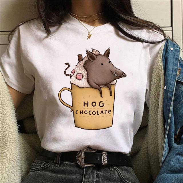 Summer Fashion Oversized T-Shirt for Women Harajuku Style Cockatiels Parrot Graphic Loose Short Sleeve Funny Bird Print Top