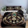 "Egyptian Eagle Eye Decor Set" Soft Skin-Friendly Bedding Set Includes 1 Duvet Cover And 2 Pillowcase, Gift