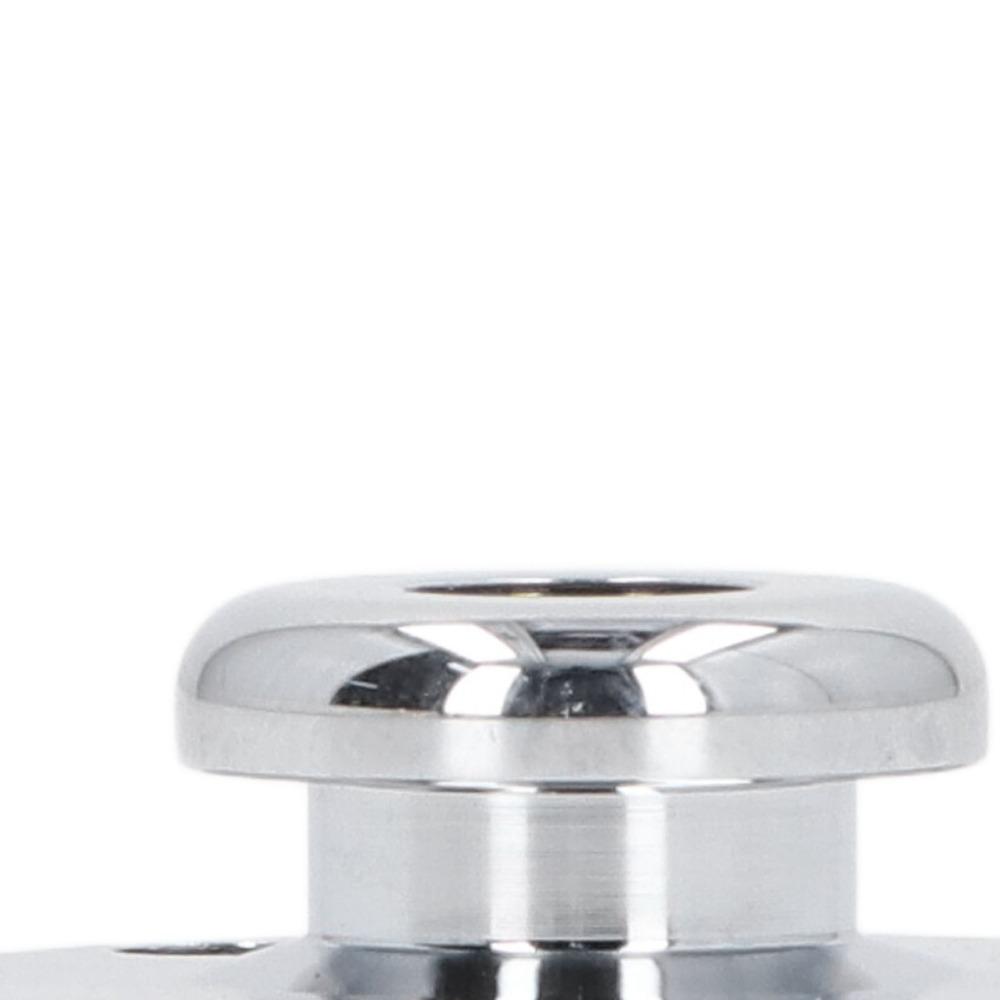 Silver Tail Pin Cover 6.35mm Jack Strap Button Connector Durable Guitar Endpin Jack  For Guitar