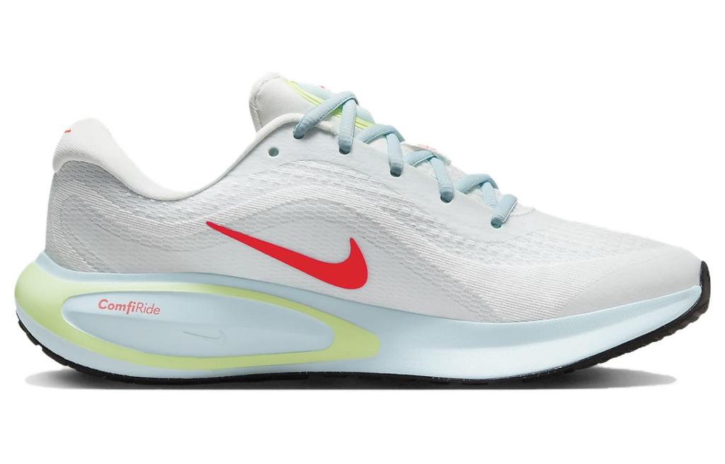 Women's Sneakers Nike Journey Run Summit White Glacier Blue Barely Volt Bright Crimson (Women's)