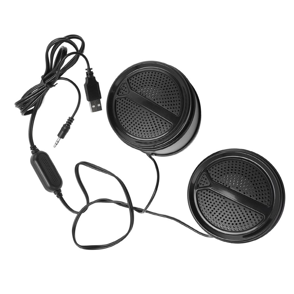 Computer Speaker for Desktop PC USB2.0 Wired HIFI Sound Small Laptop Speaker with Volume Control Non Luminous