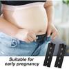 10Pcs Belt Waist Extension Buckle Pant Extender Button Unisex Elastic Trouser Jeans Skirts Buttons for Pregnant Women Fat Man