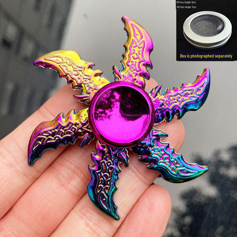 

Светящийся металлический гироскоп на палец - крутая, красочная игрушка для декомпрессии для детей и студентов