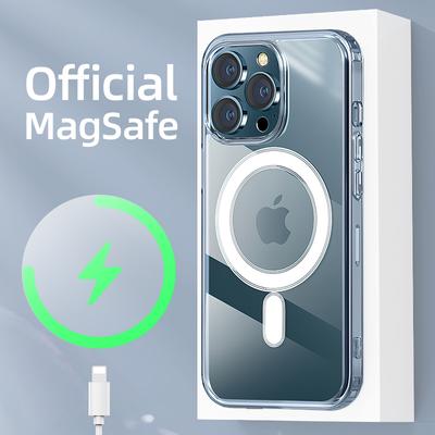 Fall Für Iphone 14 Mit Magsafe Magnetische Drahtlose Aufladen Transparente Telefon Abdeckung Für Iphone 13 12 11 Pro Max Funda coque Shell