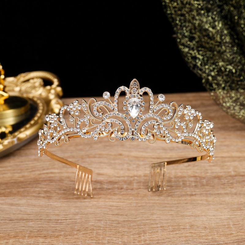 Braut Stirnband Haarschmuck Kopfschmuck Hochzeit Ball Hochzeit Geburtstag Strass Krone Damen Legierung Diamant Accessoires