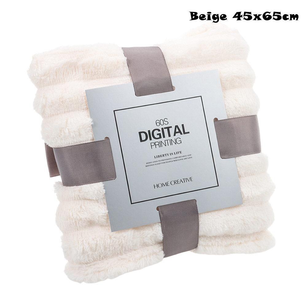 New Double Sided Warm Blanket Skin-Friendly Warm Conditioning Quilt Breathable Solid Color Striped Blankets
