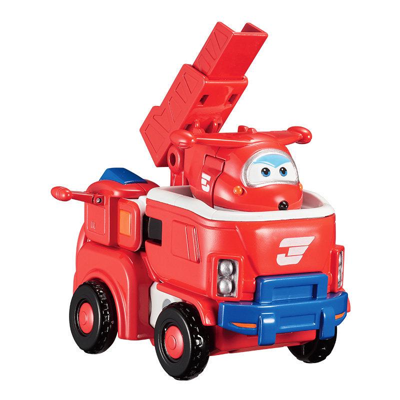 Super Wings Q-Version Transforming Robot Set: Le, Di, Duo, Xiao, Ai, Bao, Jing, Zhang