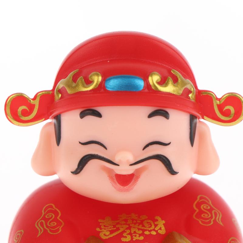 1Pcs Auto Shaking Little Monk Car Interior Accessories Toy Mini Solar Powered Little Monk Car Ornament Desktop Office Decoration