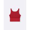 GU by Uniqlo Girls Bra Feel Petite Crop Rib Tank Top