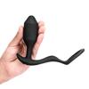 Vibrating anal plug with ring - B-Vibe Vibrating Snug & Tug M