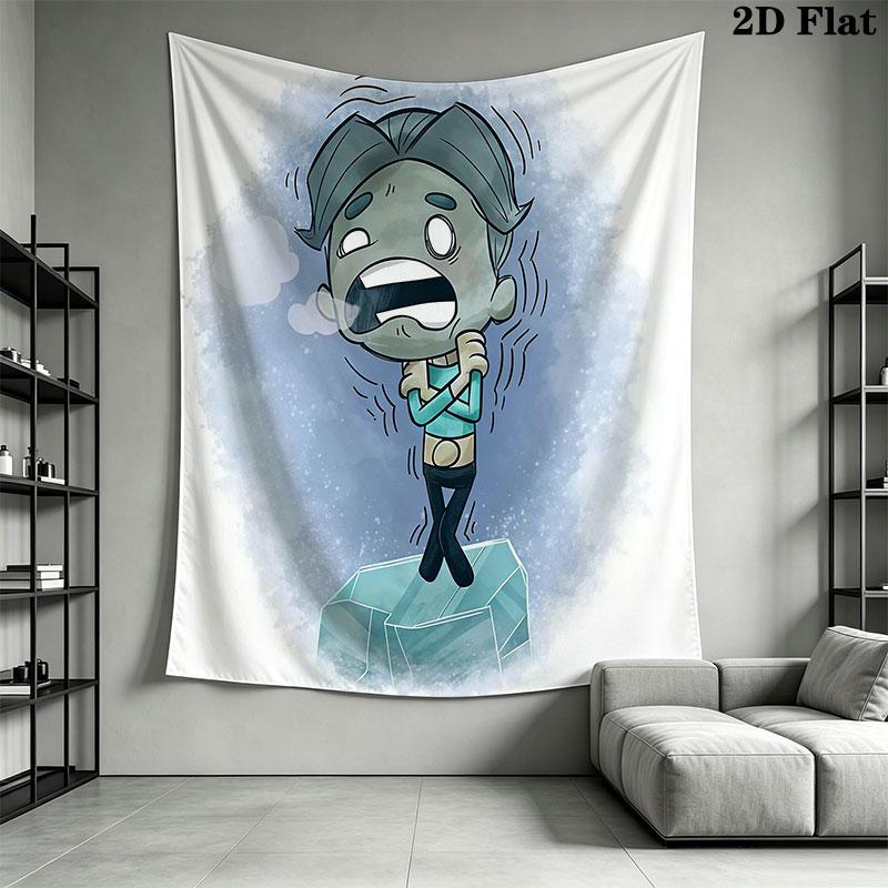 ONI Wall Hanging Printed Fabric Blanket Decorative Tapestries for Bedroom Living Room Home Decor