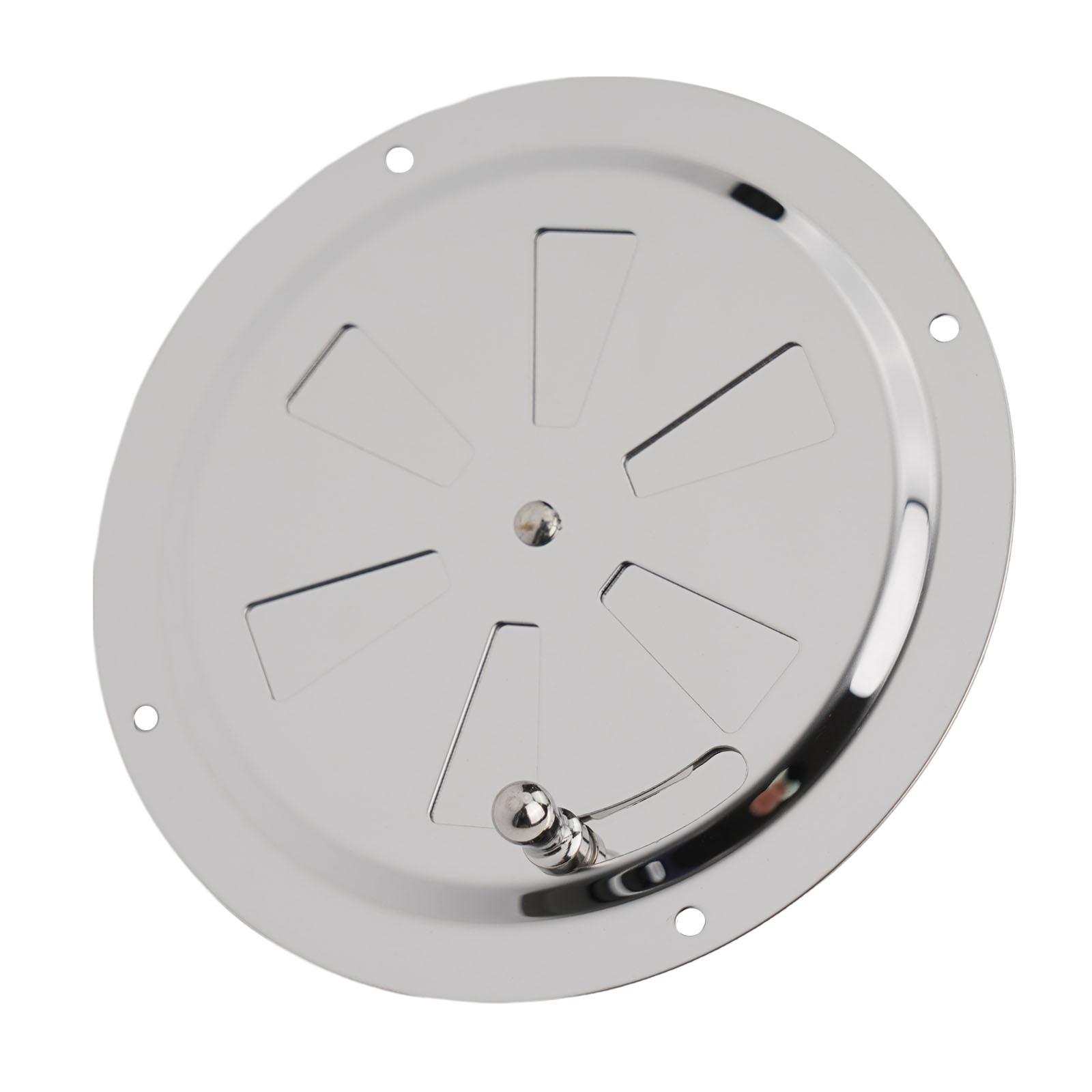 

Easy Installation Yacht RV Vent For Boats Air Vent Ventilation Panel Opening And Closing Side Knob Opening Silver Color