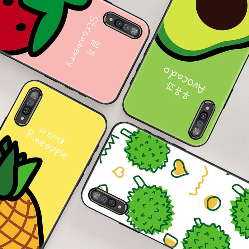 Fresh Green Pink Summer Fruit Soft Silicone TPU Phone Case for Huawei Honor 9S IPhone Samsung Galaxy A20s A21s A50s Xiaomi Redmi 8A 9A 9C OPPO Etc