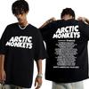 Vintage Favourite Worst Nightmare T Shirt Arctic Monkeys 505 Lyrics Print Tee Shirt for Men Women Hip Hop Punk Oversized T-shirt