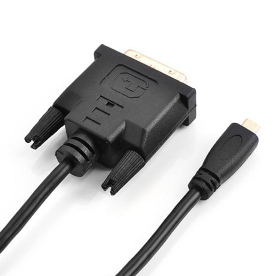 DOONJIEY 0.3/1/1.8m Gold Plated Micro HDMI-compatible To DVI 24+1Pin Adapter Cable for HDTV