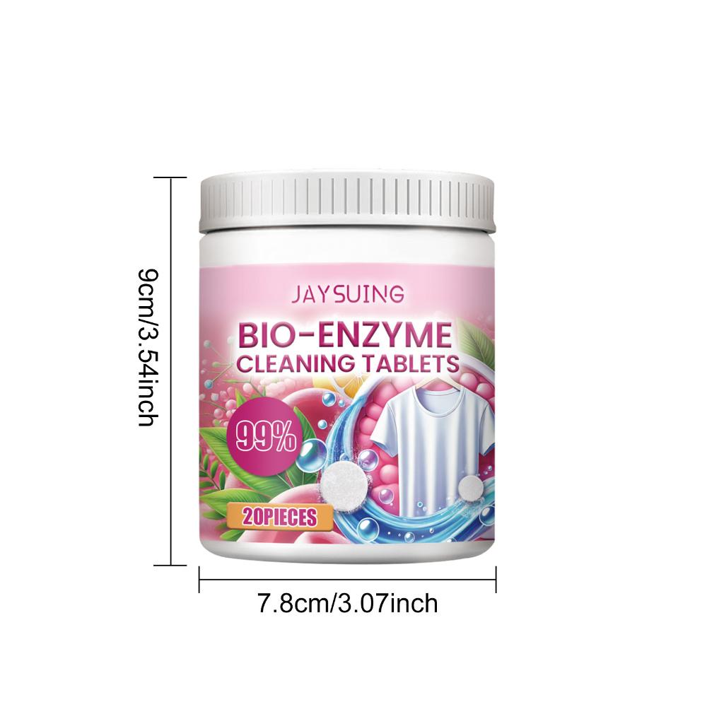 Bio-Enzyme Explosive Salt Cleaning Tablets Plant Enzyme Cleaner Stain Remove Eco Organic Cleaner Instant Powerful Enzyme Cleaner