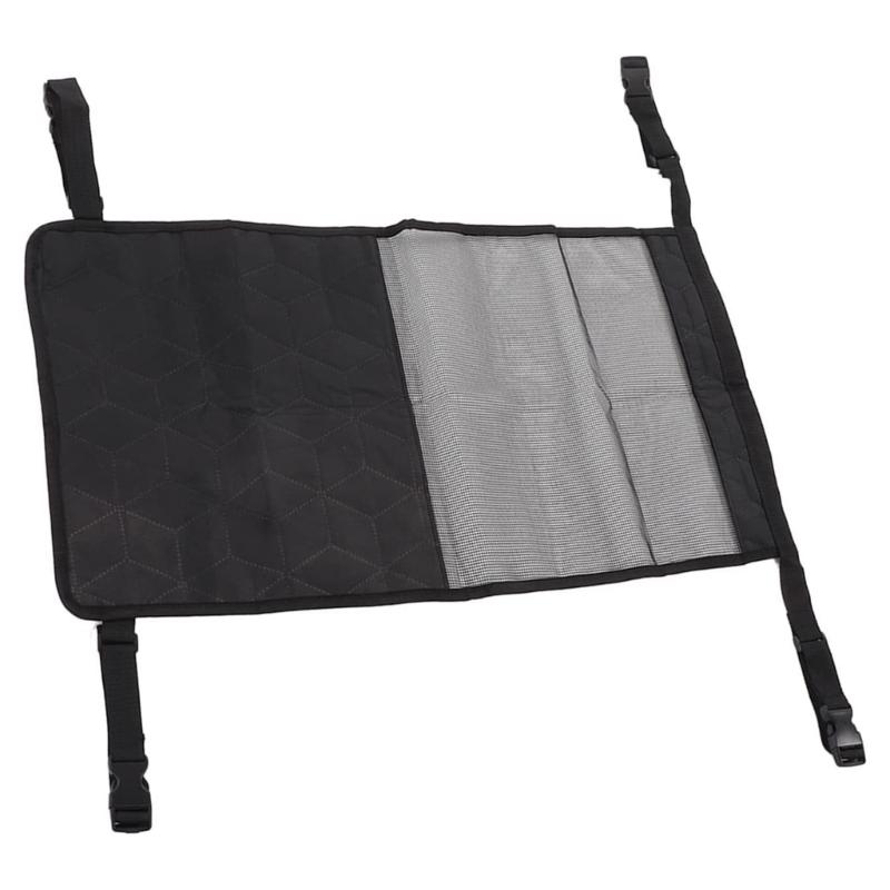 

Car Pet Barrier Car Divider Car Mesh Organizer Unviersal Storage Bag Car Net Barrier for Dog Pet Baby Seats Back Net Bag 1