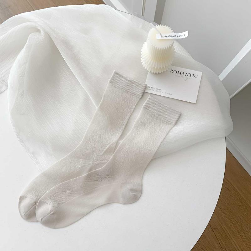 

Женские весенне-летние легкие, дышащие и милые носки-гольфы из сетки в балетном стиле с бантом 1 pair хаки