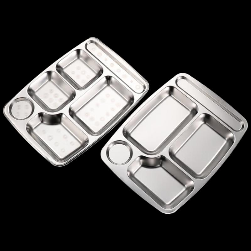 Stainless Steel Divided Meal Tray