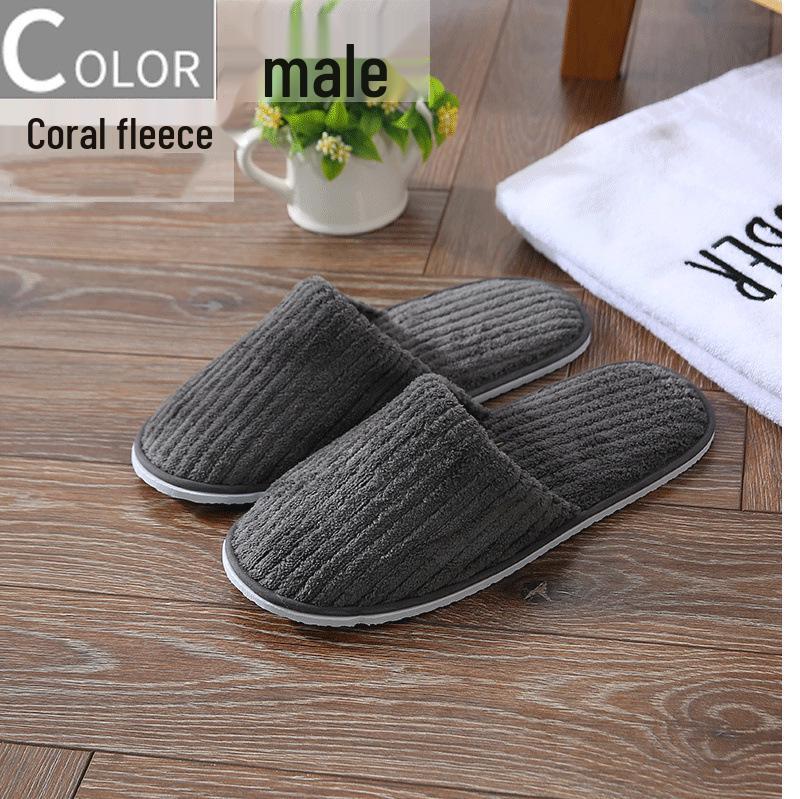 Star Hotel Bed & Breakfast Non-Slip Disposable Slippers - Customizable Logo