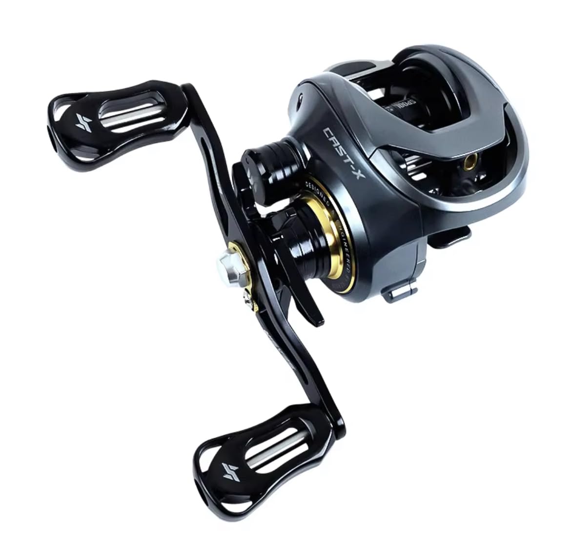 SEASIR Baitcasting Double Best Value Handle CAST-X Reel, Spool, Model, Left-Handed чёрный