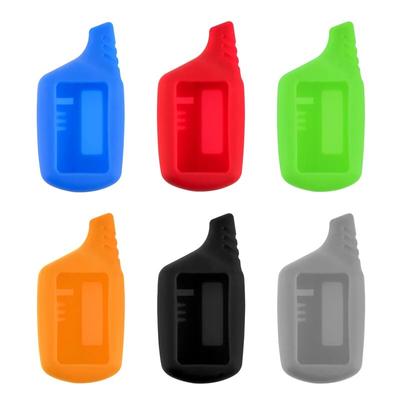 Car Key Cover B9 LCD Silicone Case LCD for Starline B91/B61/A91/A61 KGB FX-5 Jaguar 2 Way Alarm Keychain Car Remote Cover