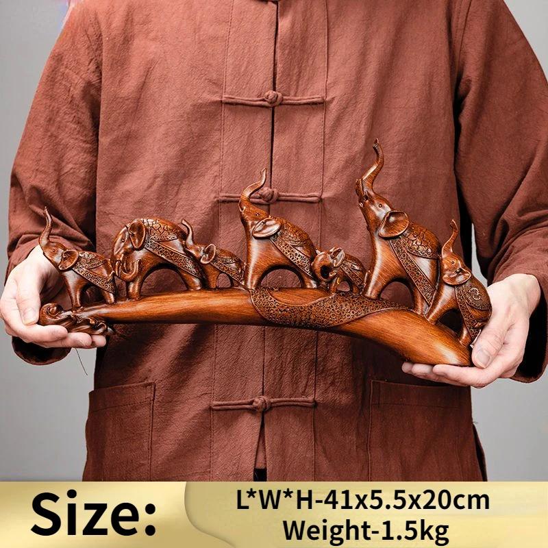 

Счастливые семь слонов Украшения в виде слона Привлечение богатства Креативный дом Украшение гостиной Подарки для переезда в новый дом