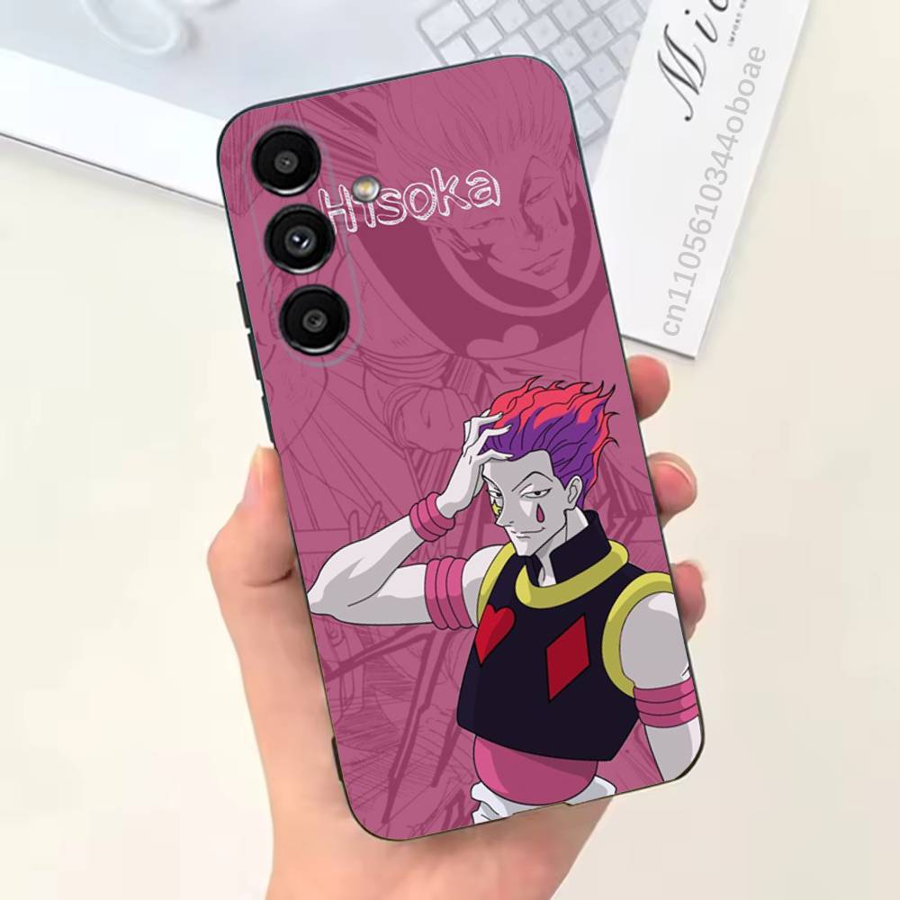 Anime H-Hisoka M-Morow Phone Case For Samsung S25,24,21,22,23,20,S30,Ultra,Plus,Fe,Lite,Note,5G Black Cover