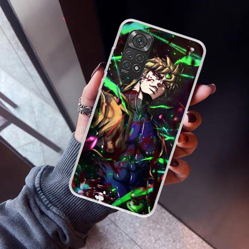 JoJo Adventure Dio Diego Brando Phone Case For Xiaomi Redmi Note 10 11 12 13 14 15 Pro Plus 11S 12S 14S 11T 11E 10S Soft TPU Bac