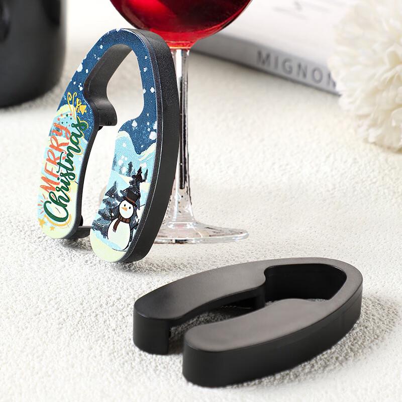 

ZISIZ Christmas Snowman Wine Foil Cutter and Bottle Opener