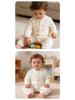 Thickened Double-Breasted Baby Romper: Warm Padded Cotton Suit for Autumn & Winter Crawling, Boneless Design.