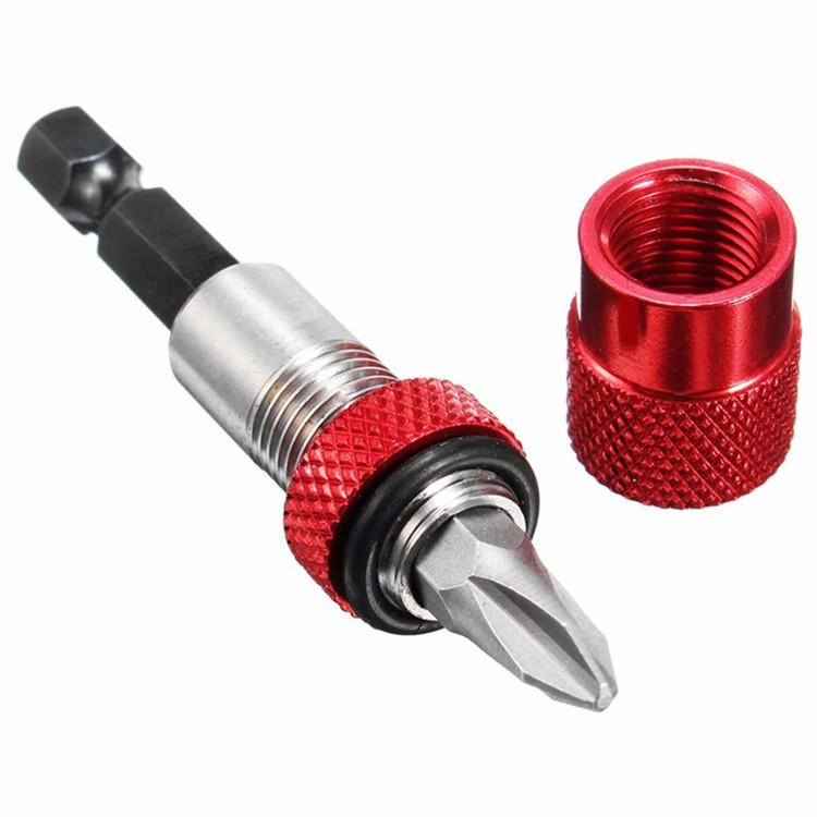 65mm Adjustable 1/4 Screwdriver Bit Holder, Carbon Steel Extension Bar, Quick Release
