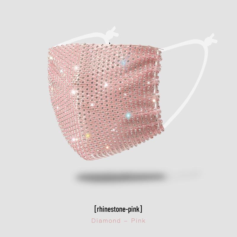 

Trendy Rhinestone Face Mask - Vibrant Summer Collection