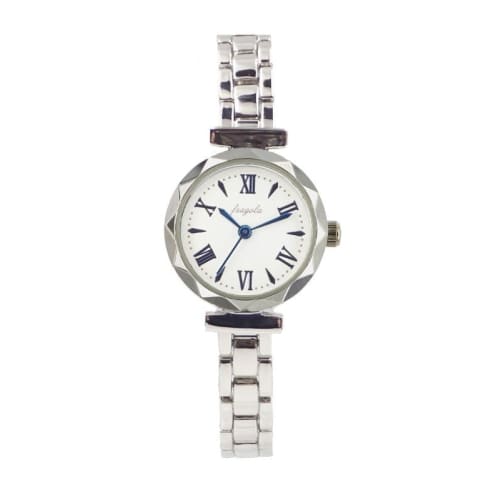 

Fragola Cut Bezel Metal Watch N00824S-2 SV/SV Women s Silver