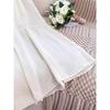 New White French Style Soft Puffy Skirt