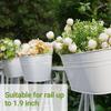 Jednolity kolor wiszący kosz pojemnik na rośliny pojemnik do przechowywania artykuły ogrodowe hydroponiczne doniczki