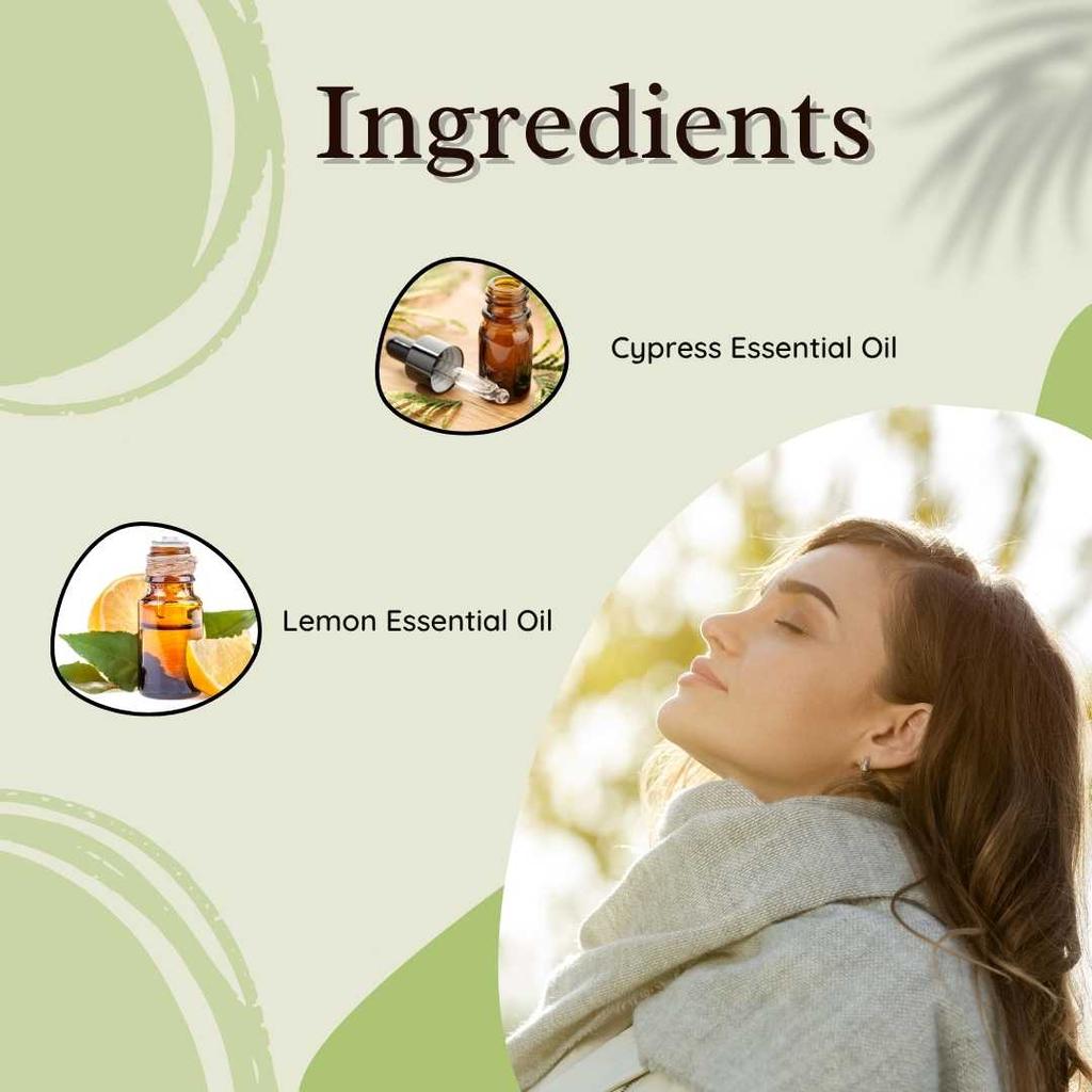 Ananta Feel Better Essential Oil Combo – Lemon & Cypress Aroma Oils (10 Ml × 2)