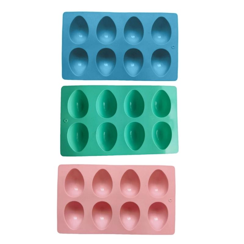 Efficient Nonstick Silicone Eggs Molds Pack Of 1/3 Baking Equipment Perfect For Baking Freezing And Crafting Projects