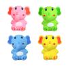Mini Elephant Squeeze Toy Cartoon Elephant Sensory Fidget Toy Anxiety Relief Soft Stress Ball Animal Pinch Toy