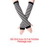 1 Paar Mädchen Fingerlose Handschuhe Schlichter Stil Bequeme Strickhandschuhe Strickhandwerk Mädchen Armstulpen Handabdeckung für Outdoor-Tragen