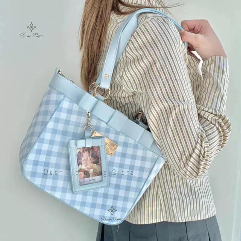 Y2K Niedliche Große Kapazität Transparente Tragetasche Kawaii Lolita Umhängetasche Ita Tasche Mädchen Einfache Lässige Umhängetasche DIY Display Handtasche