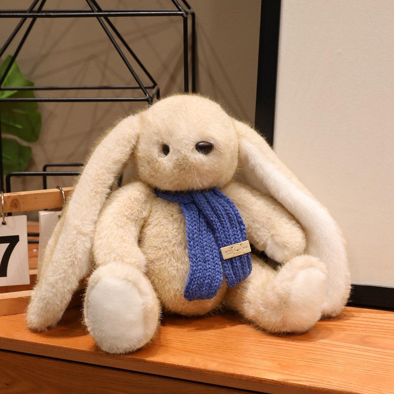 Cross-Border Lop-Eared Rabbit Plush Toy - Fat Rabbit Soothing Sleep Doll Gift 17cm/115g