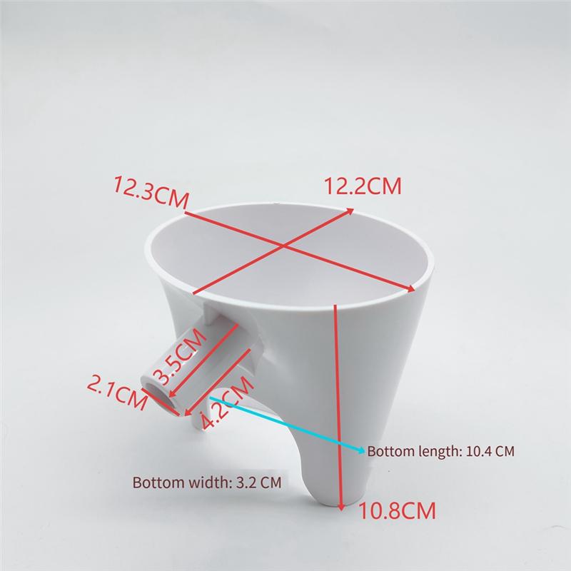 2Pcs Flour Funnel For Kitchen Aid Mixer,Flour Funnel For Kitchenaid Ksm150 5-Quart Tilt-Head Stand Mixer